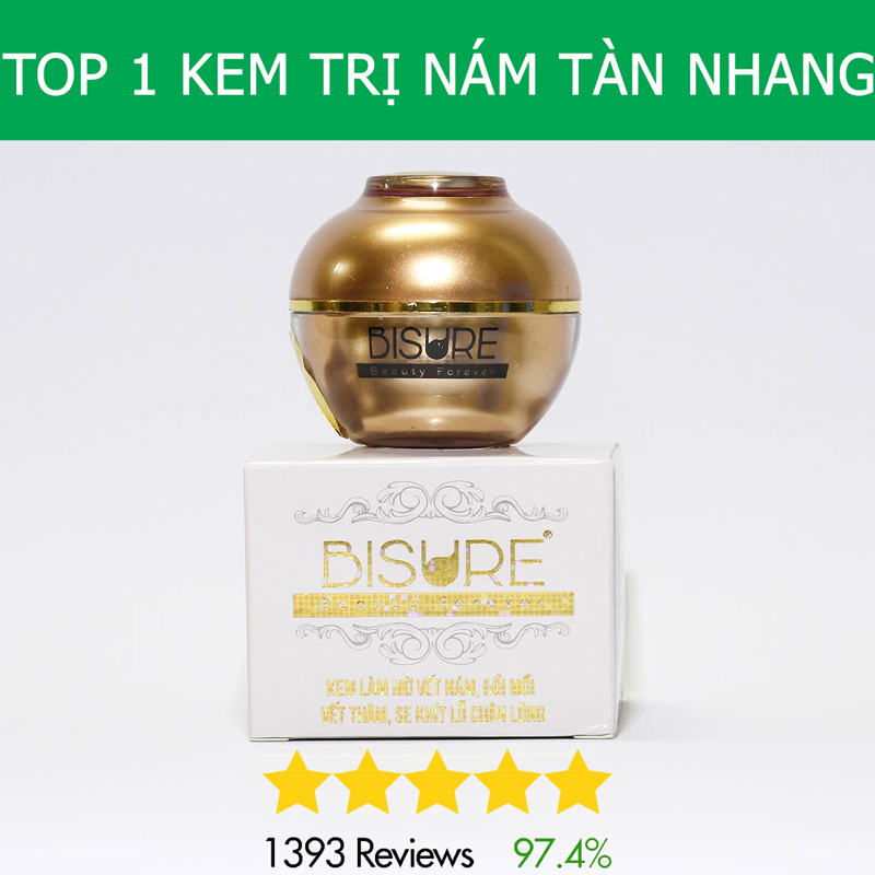 Kem xóa nám tàn nhang chính hãng Bisure/nám lâu năm/đồi mồi/vết chân chim