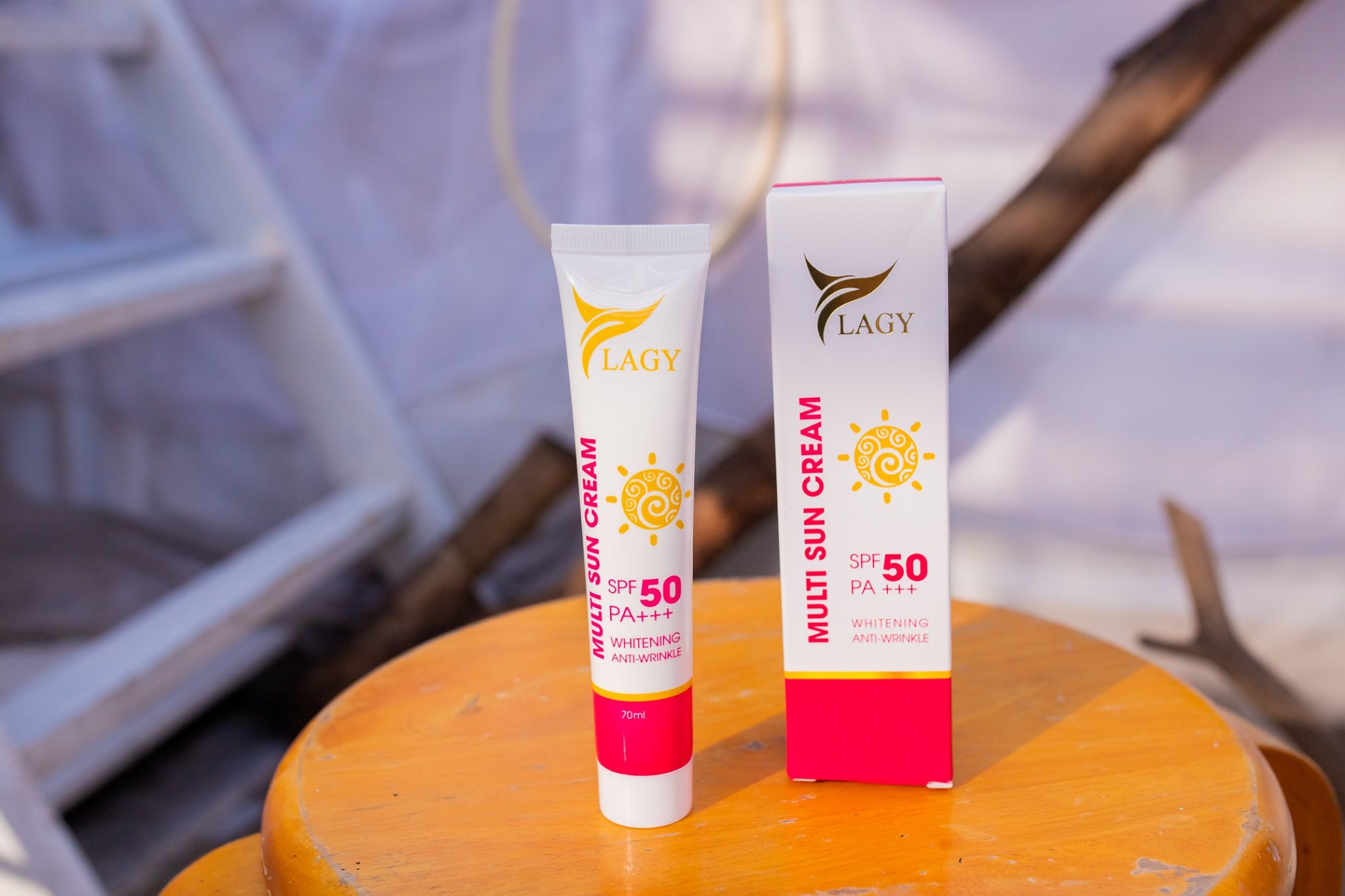 [HCM]Kem Chống Nắng YLAGY đa tác động SPF50 PA+++ dung tích 70ml