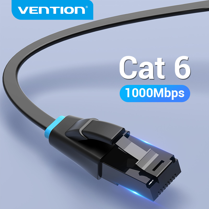 Vention dây cáp mạng lan Cat6 Ethernet Flat Cable UTP CAT 6 1000Mbps RJ45 Network Cable Patch Cord 5
