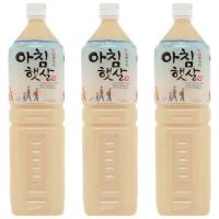 Combo 3 Chai Nước gạo rang Hàn Quốc Woongjin chai 1.5L