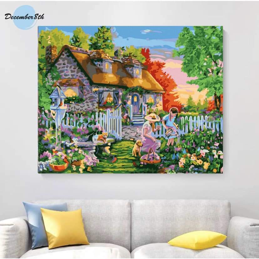 105 x 45CM TRANH ĐÁ ĐỒNG HỒ PHU THUÊ VIÊN MÃN TRANH ĐÍNH ĐÁ CHƯA ĐÍNH YN5355