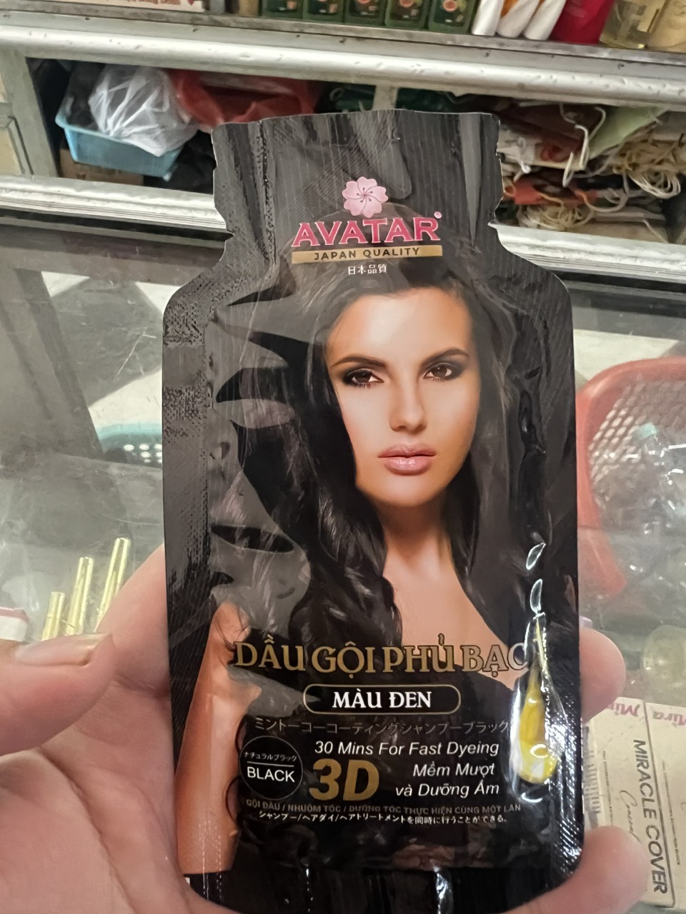 Dầu Gội Nhuộm Phủ Bạc Avatar Dạng Gói 20ml x10