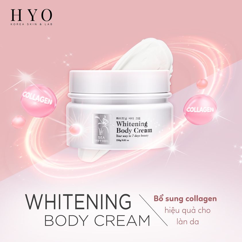 Kem trắng da HYO Whitening Body Scream