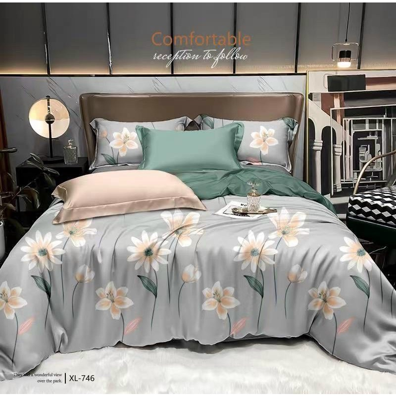 Chăn Lụa Thái 1m8 x 2m Giá Tốt  Bộ Chăn Ga Gối Lụa Thái 1m8 x 2m Chăn Lụa Tencel Giá Rẻ - Mền Tencel