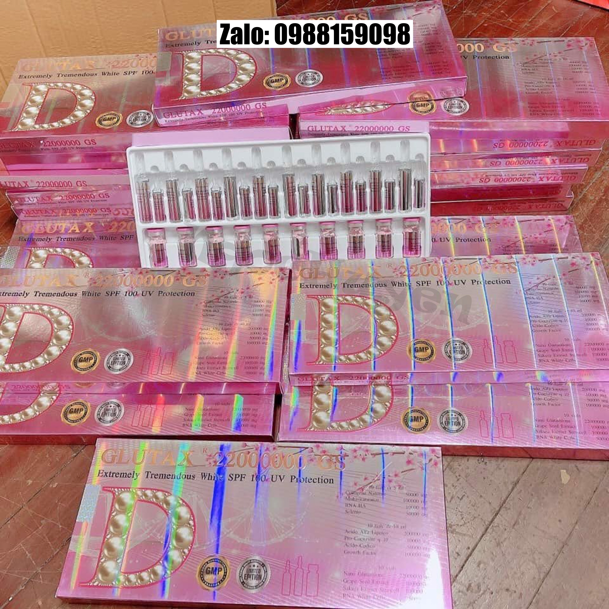 Set Truyền Trắng Glutax 2.200.000 Italy 10 buổi