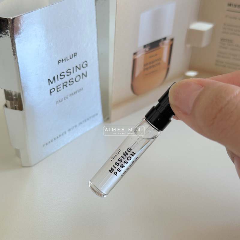 Nước Hoa Phlur Missing Person EDP - Vial 1.5ml  Minisize 4ml