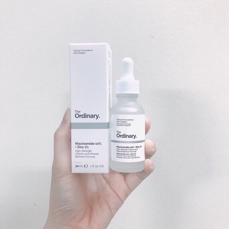 Theordinary Serum To Nia 10% + Zinc 1% Trị Mụn Sẽ Khít Lỗ Chân Lông Trắng Sáng Da Mờ Thâm