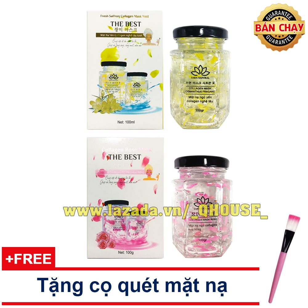 Mặt Nạ Yến Tươi Collagen Tặng Cọ Quét