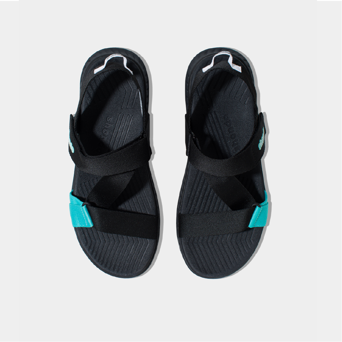 [Chính hãng] Giày SHONDO Sandals F7 Racing đen xanh mint F7R1313