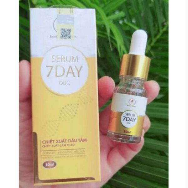 [Hcm]Serum Truyền Trắng Huyêt Thanh Olic 7 Day 10Ml Trắng Da Xóa Thâm Nám