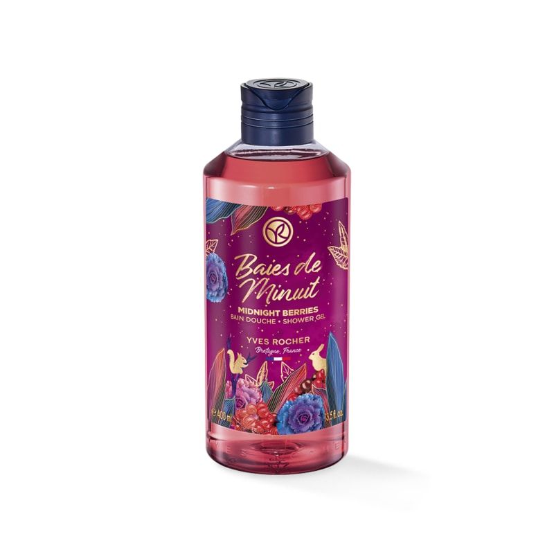 Gel Tắm Phiên Bản Giới Hạn Yves Rocher Midnight Berries Shower Gel 400Ml