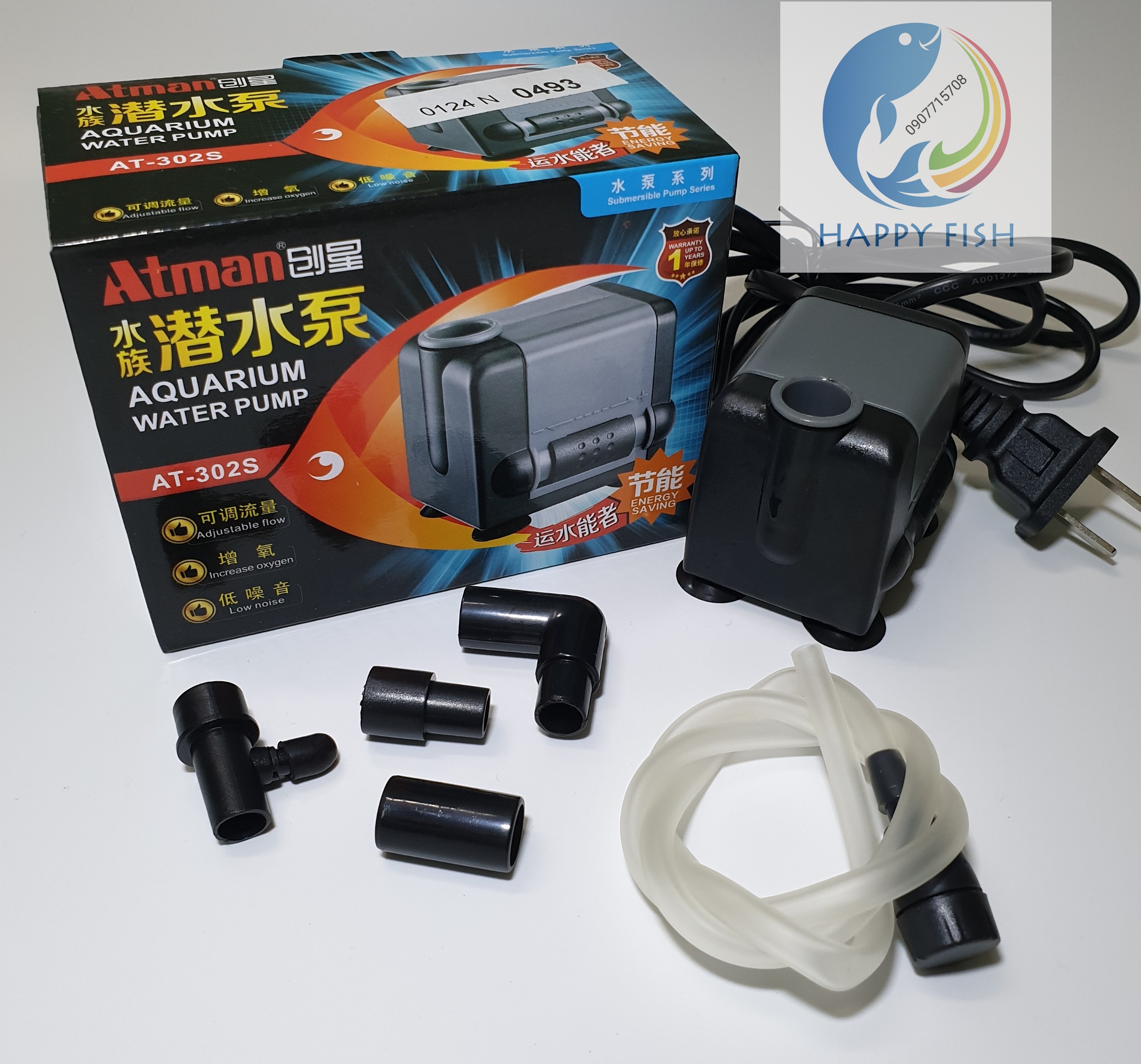 Máy bơm Atman 301s | 302s | 303s | 304s | 305s | 306s cho hồ cá tiết kiệm điện