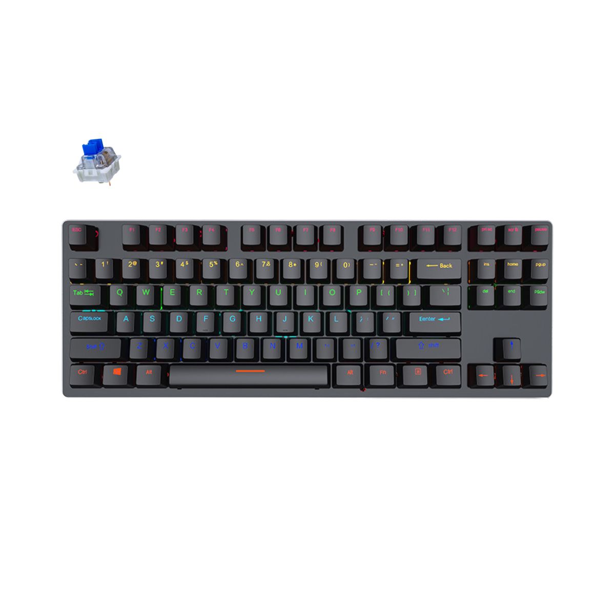 Bàn phím cơ LEAVEN K550 Pro 13 chế độ LED xuyên phím thích hợp chơi game làm việc