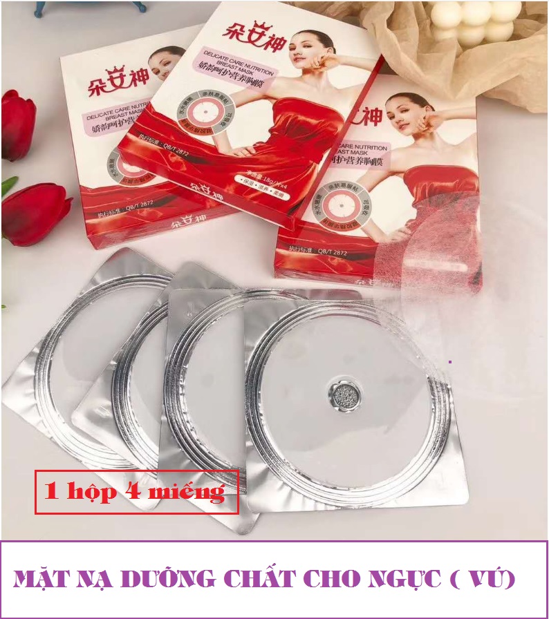 Mặt Nạ Dưỡng Chất Cho Ngực ( Hộp 4 Miếng)