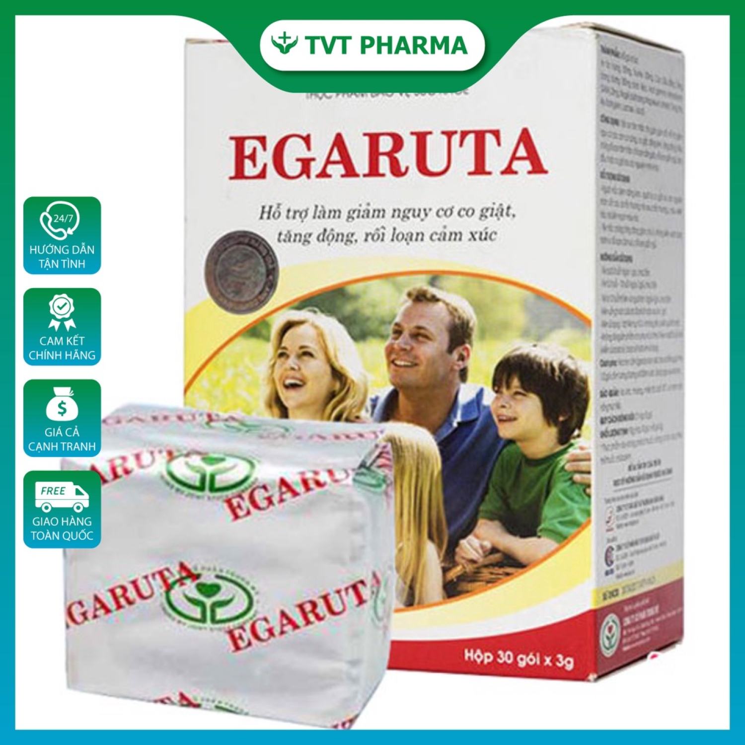 [ HÀNG CHÍNH HÃNG ] Egaruta Cốm Giúp Phục Hồi Bệnh Động Kinh Tăng Động ( Hạn Sử Dụng 3 Năm )