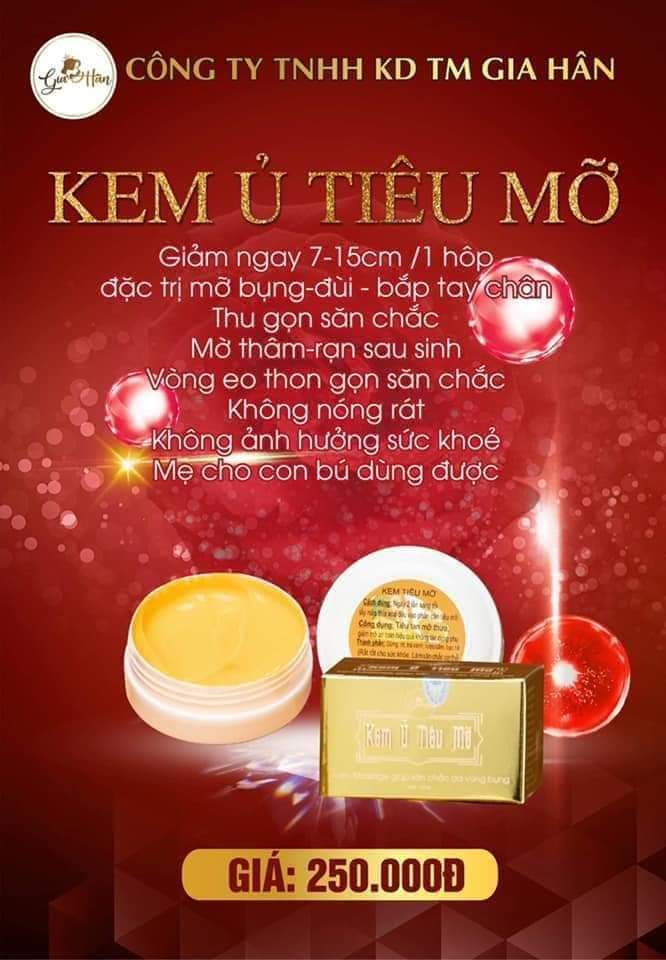 [Hcm]Kem Ủ Tiêu Mỡ