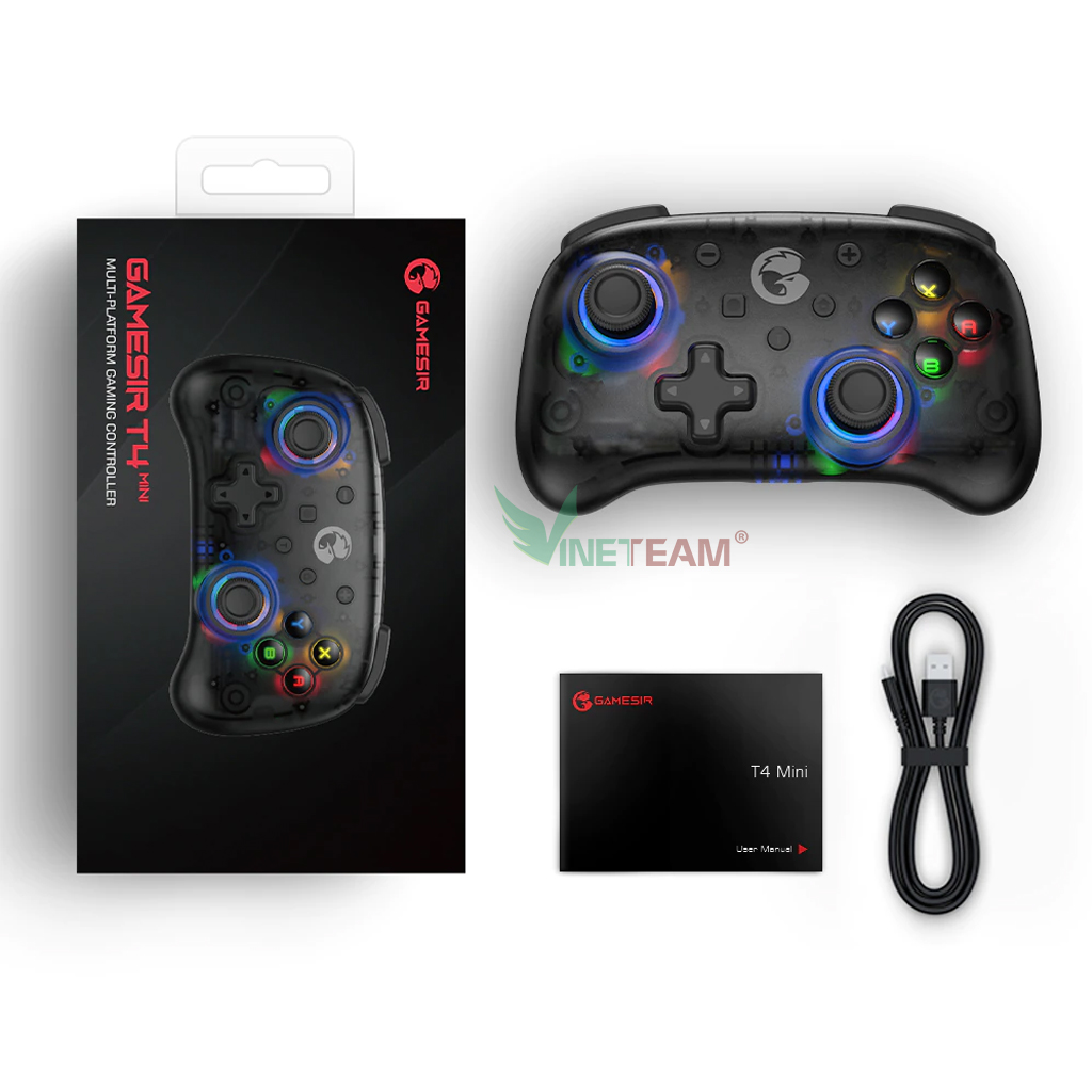 Tay Cầm Chơi Game Không Dây Gamesir T4 Mini Bộ Điều Khiển Chơi Game Dành Cho Nintendo Switch Apple A