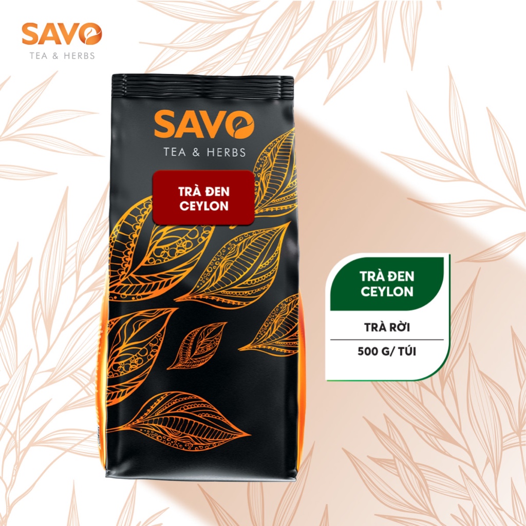 Trà Đen Ceylon SAVO - Túi 500g