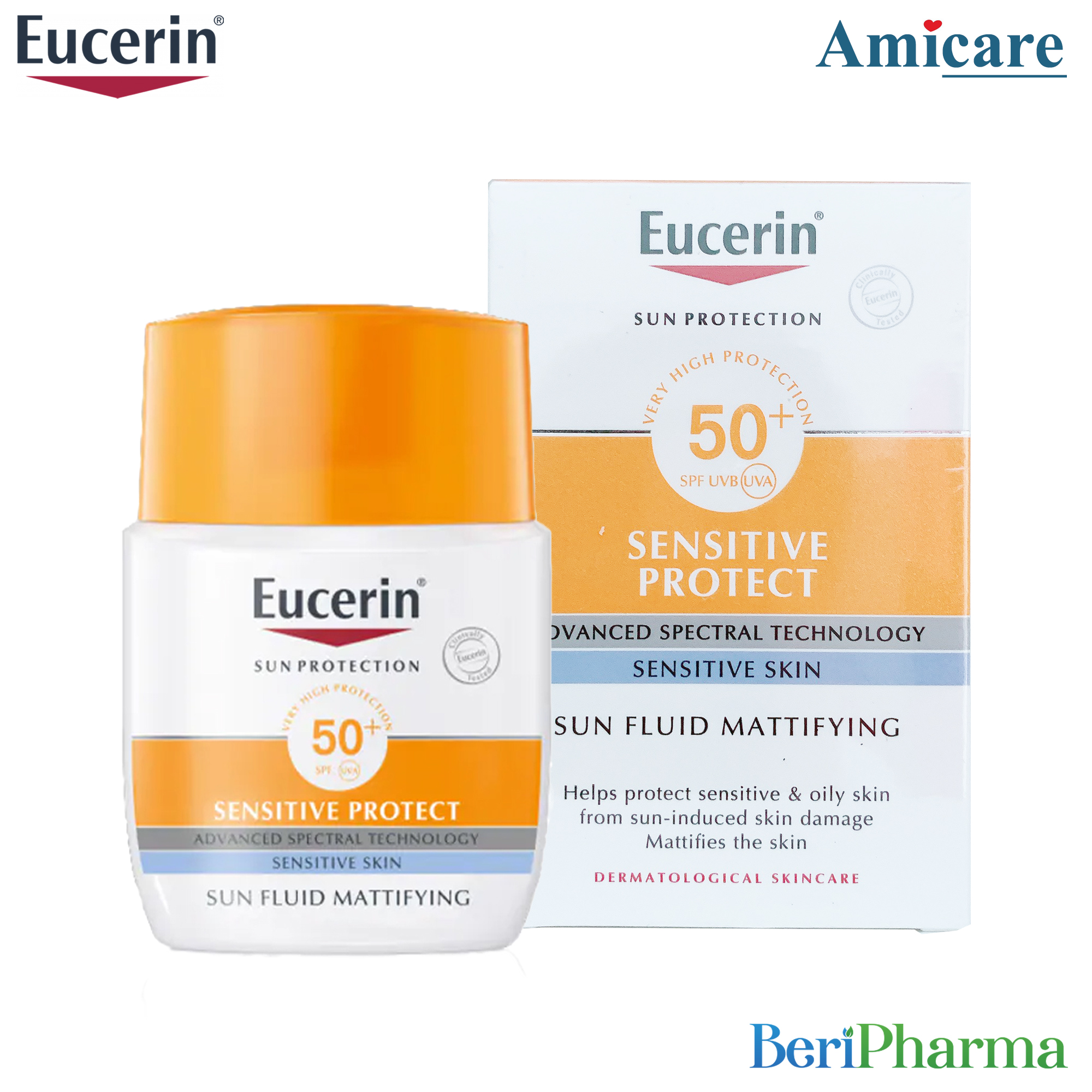 [HCM]Eucerin Kem Chống Nắng Sun Mattifying Fluid 50+ 50ml