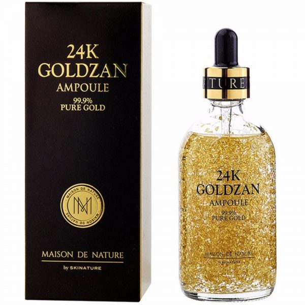 [Hcm]Serum Dưỡng Trắng Da Tinh Chất Vàng 24K Goldzan Ampoule 99.9% Pure Gold 100Ml