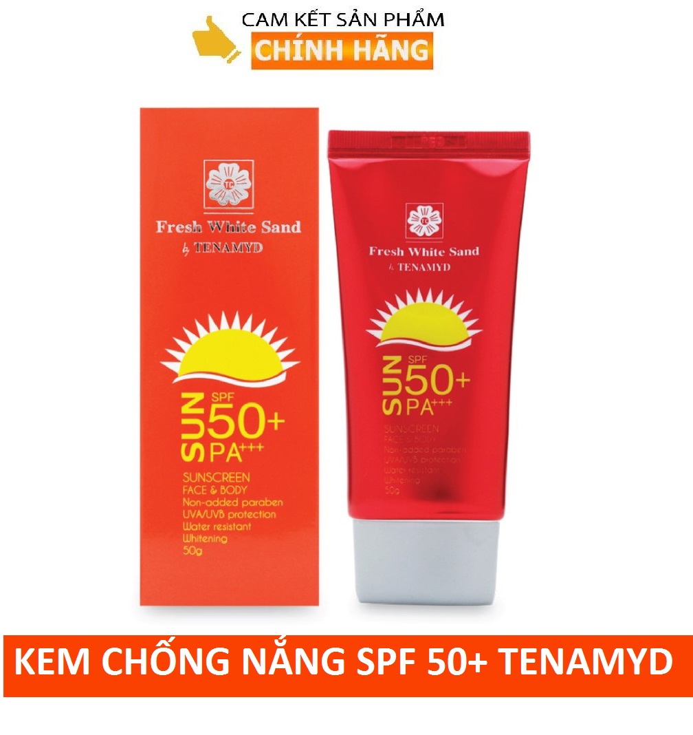 Kem Siêu Chống Nắng Tenamyd Fresh White Sand Sunscreen Spf 50+/Pa+++ (Chống Nắng Và Dưỡng Trắng Da)