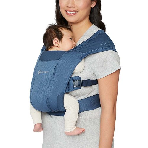 Địu ngồi Ergobaby Embrace Cozy cho bé sơ sinh đai địu em bé trợ lực an toàn - Monnie Kids