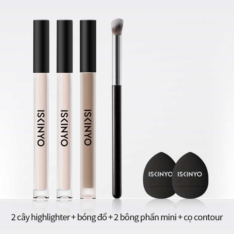 ISKINYO Kem highlight và tạo khối  Đánh highlight và tạo khối trang điểm cho khuôn mặt tạo nên các đ