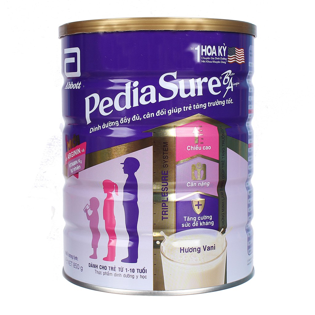 Sữa bột Pediasure 1.6kg date new