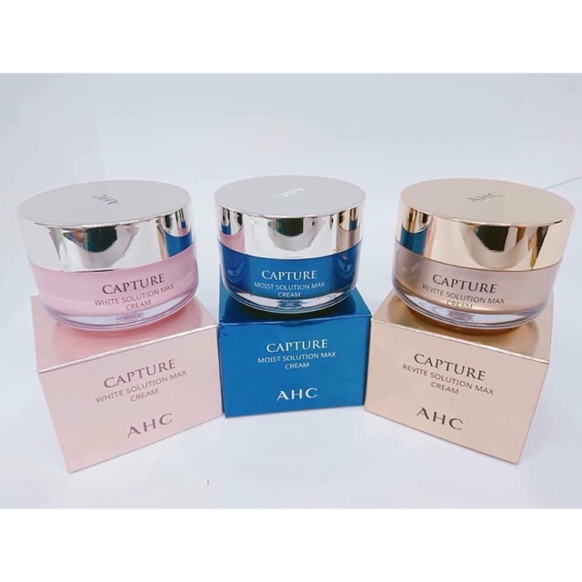 Kem dưỡng ahc Capture Solution Max Cream 50g date 6.2021 cam kết hàng đúng mô tả chất lượng đảm bảo an toàn đến sức khỏe người sử dụng đa dạng mẫu mã màu sắc kích cỡ