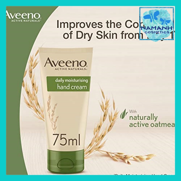 Kem dưỡng da tay Aveeno Daily Moisturising Hand Cream 75 ml – Găng tay bảo vệ thường xuyên