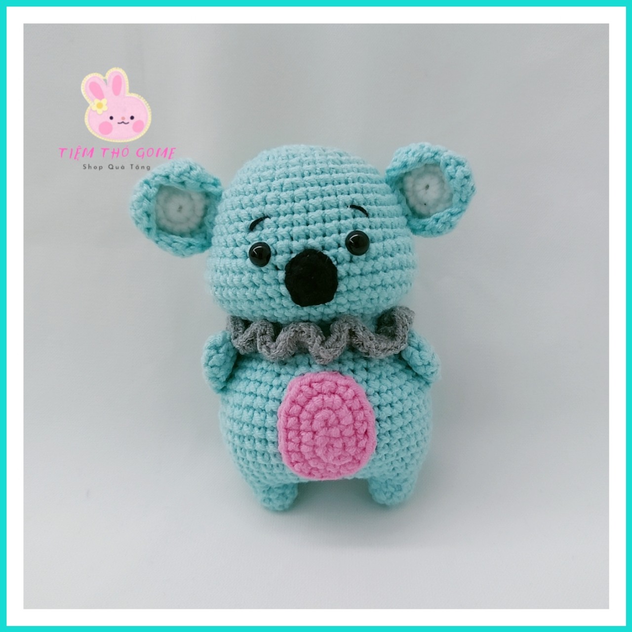 Thú len nhồi bông handmade - Gấu túi (Koala) len handmade