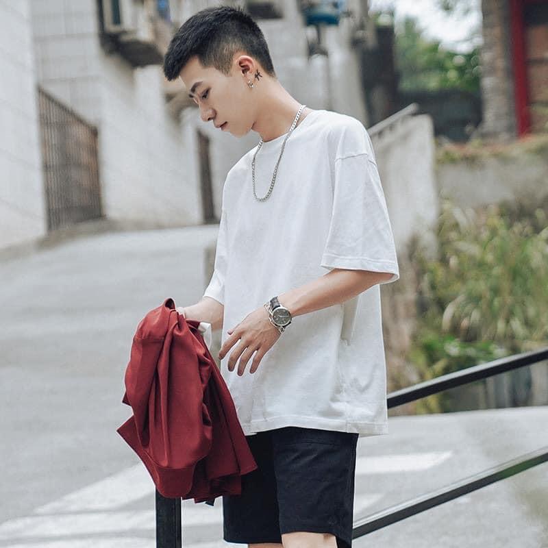 [HCM]Áo thun form rộng-áo thun phông rộng tay lỡ-áo thun trơn phong cách hàn quốc