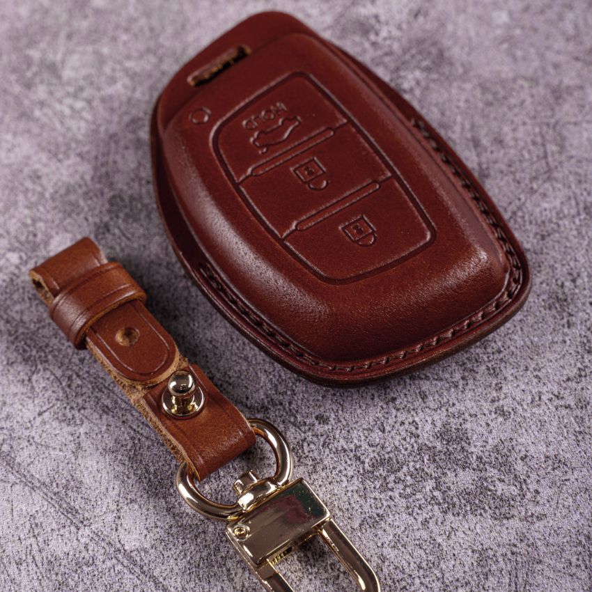 Bao Da Chìa Khoá Ép Form Smartkey Ô Tô Hyundai Tucson Elantra Accent I20 I10 (2014-2020) Elantra 3 N