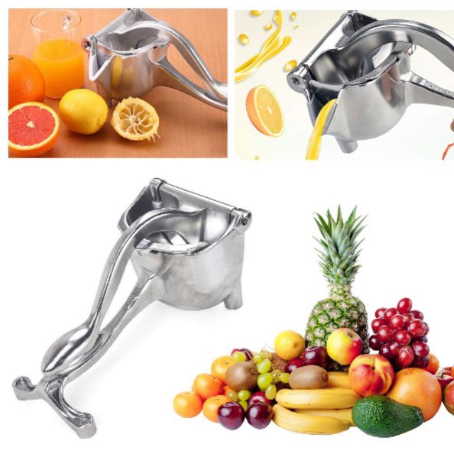 [HCM]Dụng cụ ép quả tay bằng gang inox Dụng cụ Ép cam chuyên dụng máy ép trái cây hoa quả bằng tay inox cao cấp Dụng cụ hỗ trợ vắt nước ép từ trái cây tiện dụng
