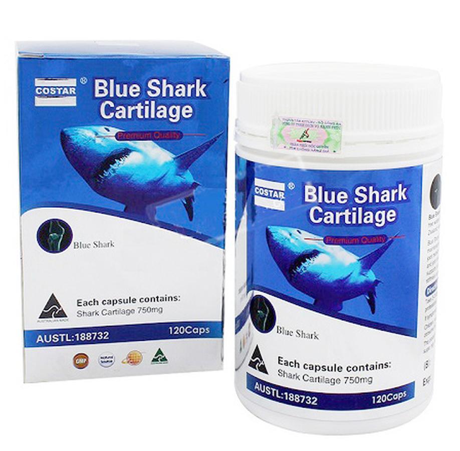 [Hcm]Sụn Vi Cá Mập Blue Shark Cartilage 750Mg Úc Hỗ Trợ Xương Khớp (120 Viên)