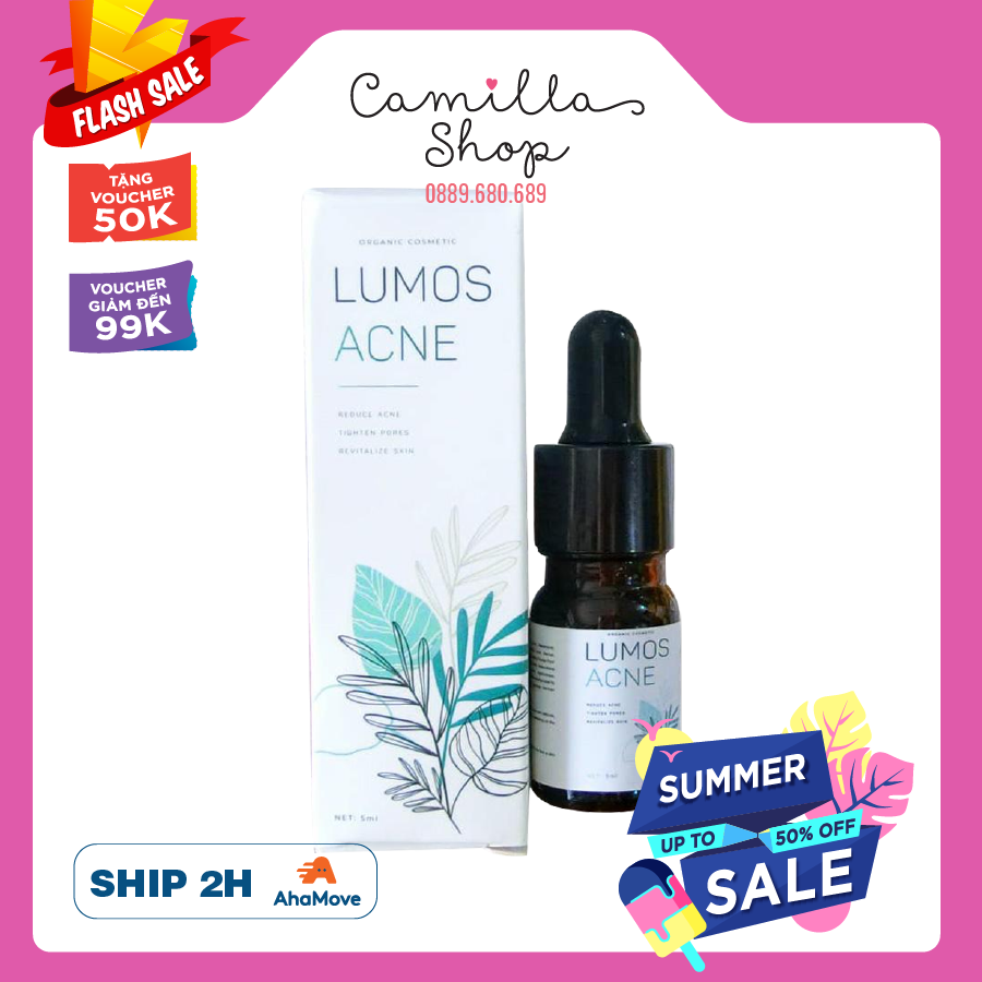 [HCM]Serum LUMOS ACNE ngừa mụn của MỸ