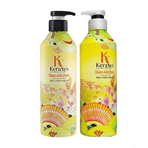 Dầu Gội/Xả Nước Hoa Tinh Chất Cây Xạ Hương Và Mẫu Đơn Glam & Stylish Hàn Quốc 600Ml - Hàng Chính Hãng