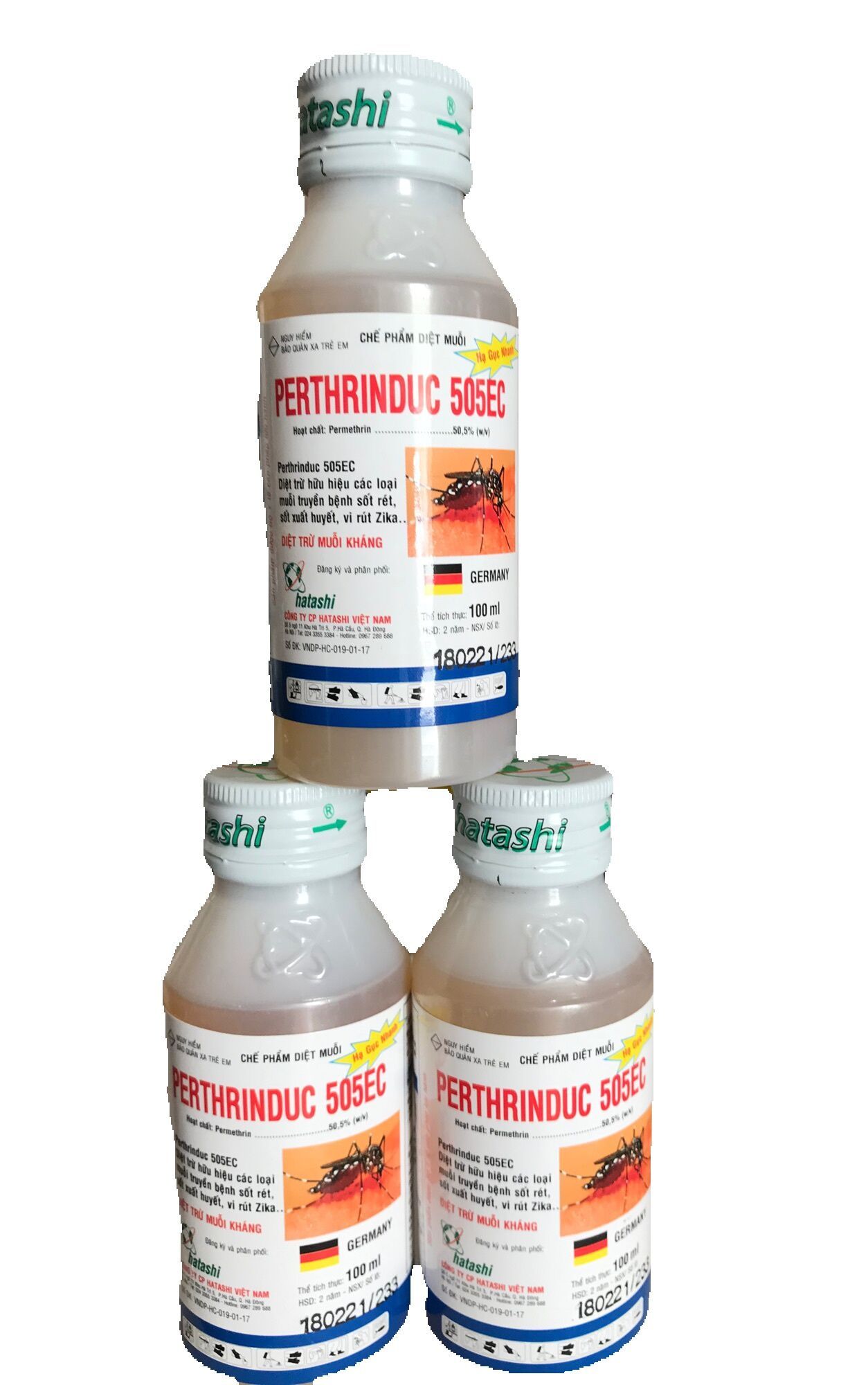 Perthrinduc 505EC Bait Control for Bed Bugs Cockroaches Roaches Insect Baits Germany Origin - 100ml 