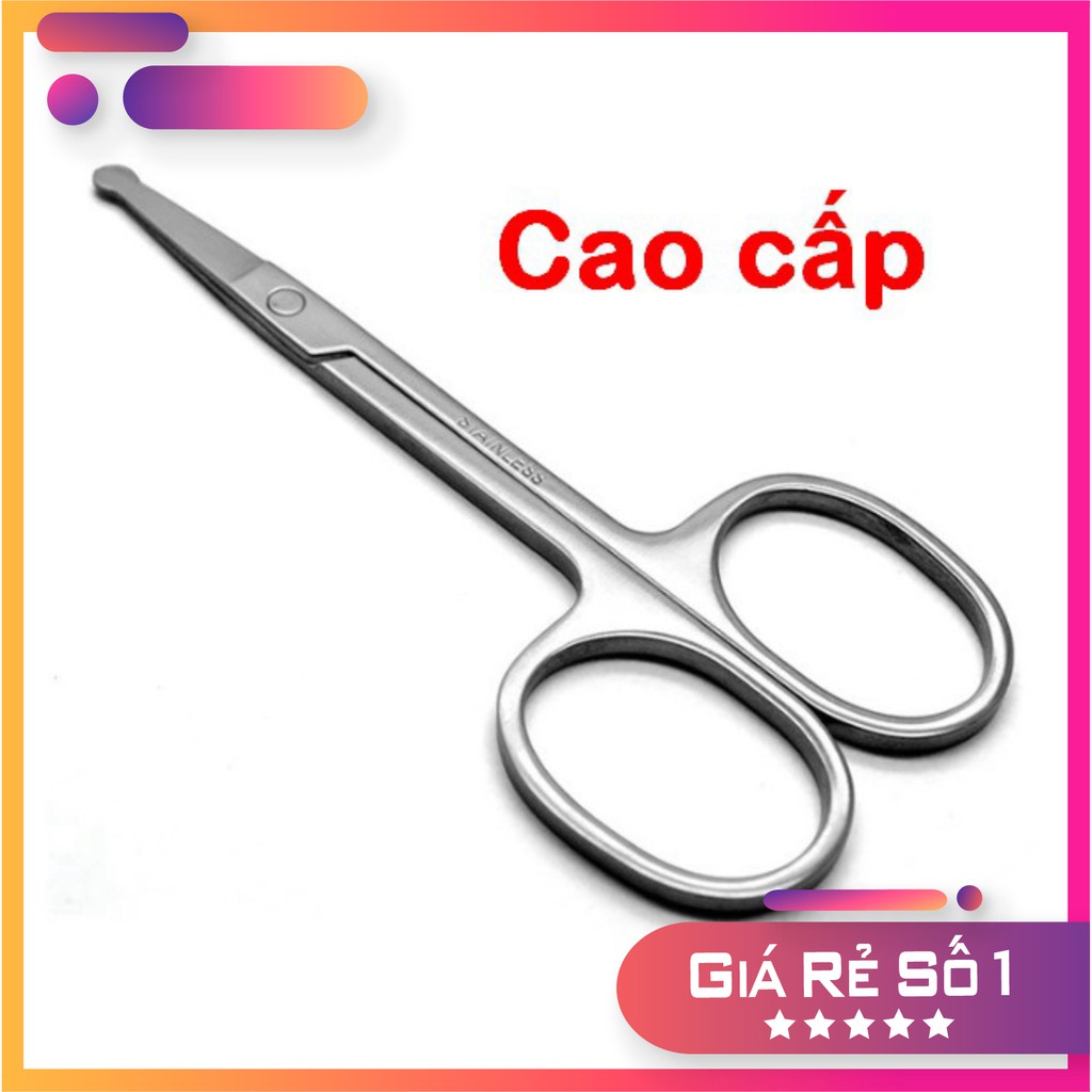 Kéo đầu tròn cắt lông mũi an toàn tiện lợi