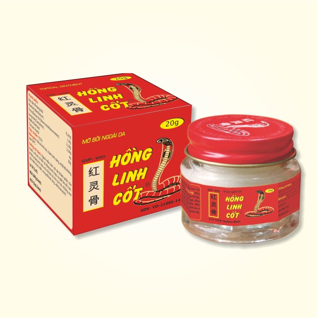 [Hcm]Mua Ngay 3 Hồng Linh Cốt 20G - Giảm Đau Chống Viêm Tan Bầm Tím