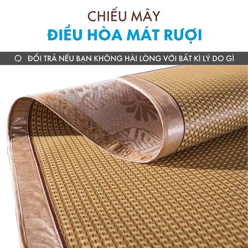 [ĐỦ SIZE] Chiếu điều hòa sợi mây tổng hợp thoáng mát dễ dàng vệ sinh khô thoáng nhanh - chiếu điều hòa - chiếu ngủ - chiếu mây