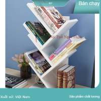 Kệ sách gỗ 5 tầng kệ xương cá