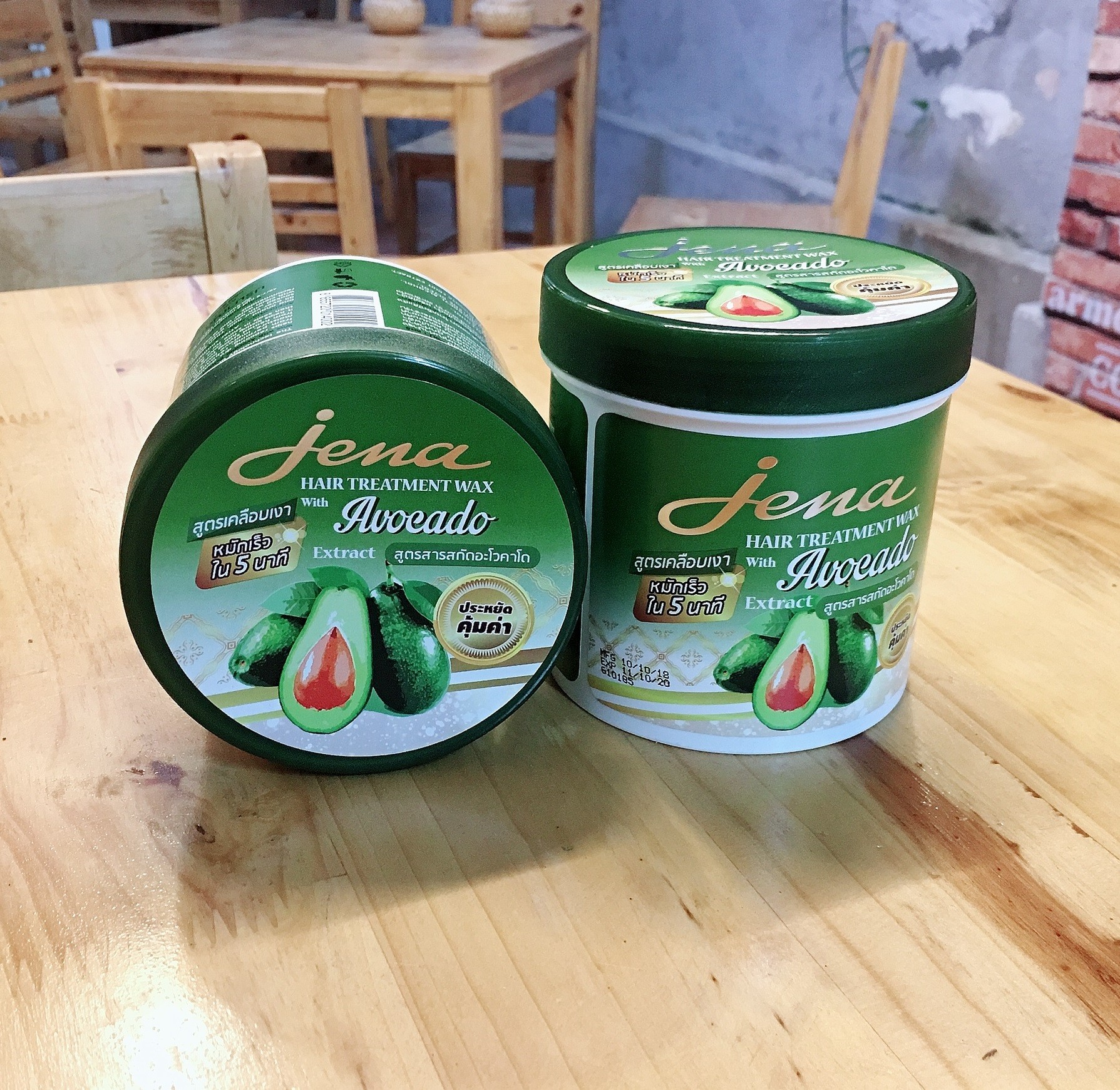 [HCM]Kem ủ tóc Jena Hair Treatment Wax vị bơ – Thái Lan (500g)