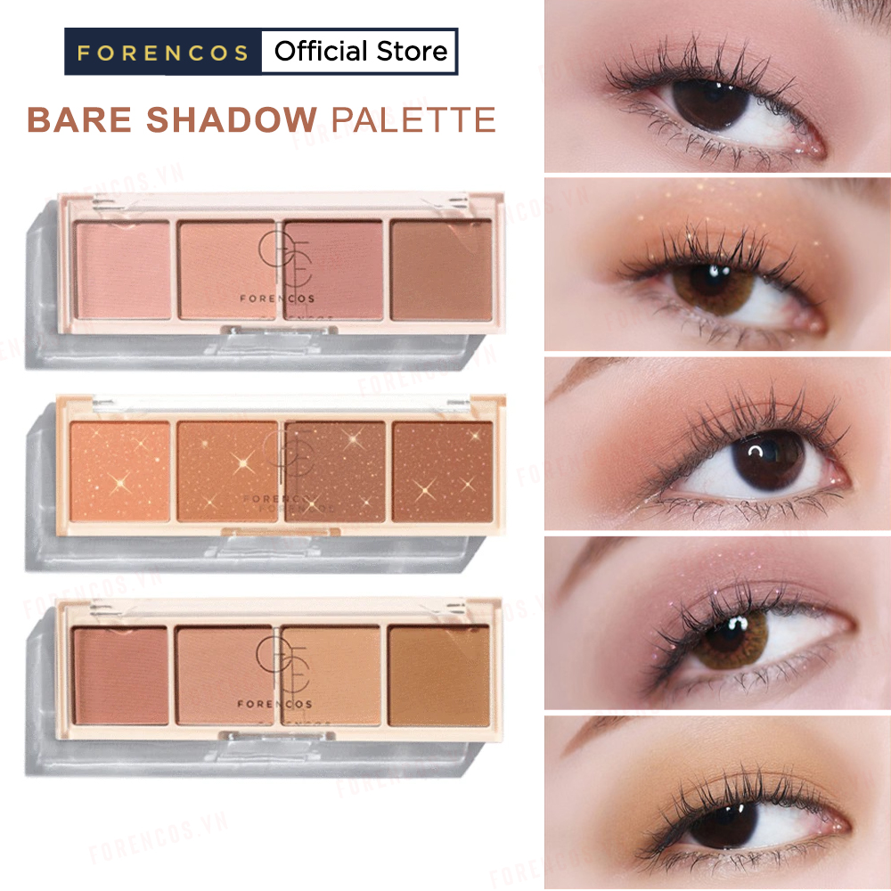 [Hcm]Phấn Mắt Forencos Bare Shadow Palette Chính Hãn Hàn Quốc