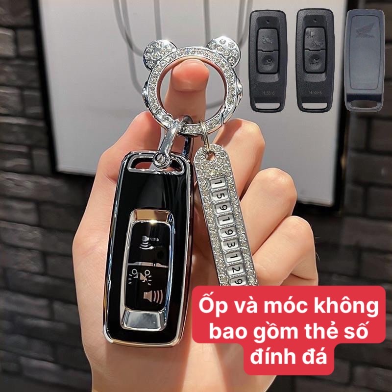 Ốp TPU ốp chìa khóa xe máy Smartkey  Honda 2022 Vision SH Mode Air Blade LeadAb 2023 ..ốm sát chìa k