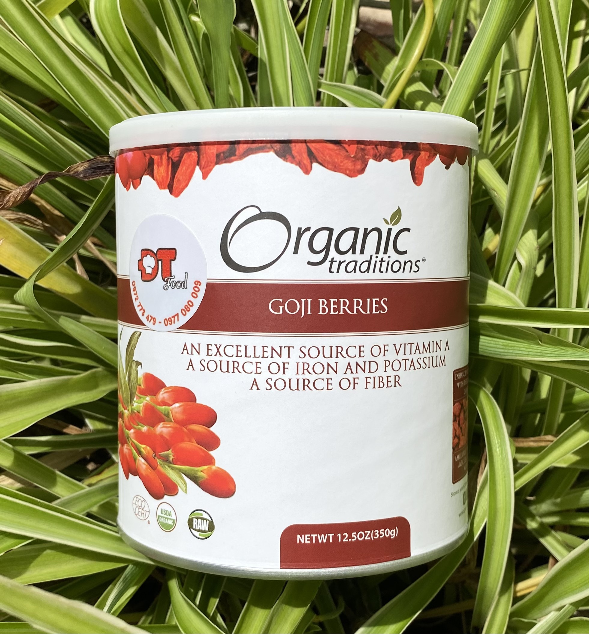 Kỷ tử đỏ | kỷ tử đen hữu cơ sấy khô Goji Berries Organic Traditions nhập khẩu Mỹ