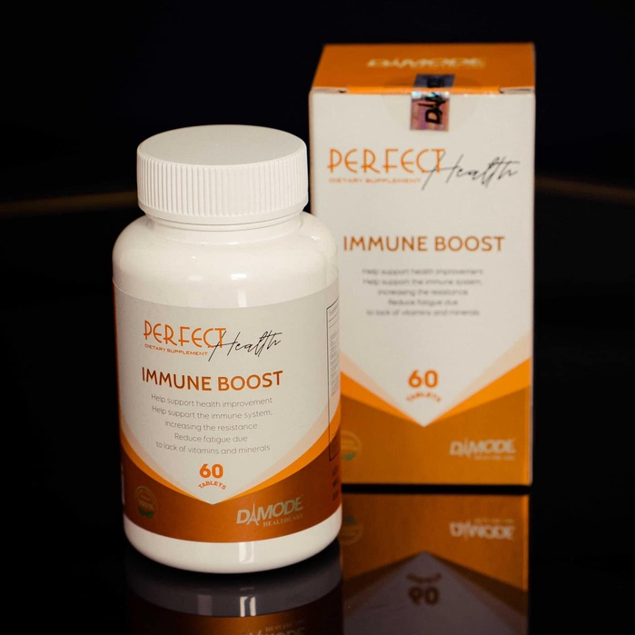 Viên Uống IMMUNE BOOST Tăng Sức Đề Kháng Toàn Diện Miễn Dịch Vững Chắc - Damode