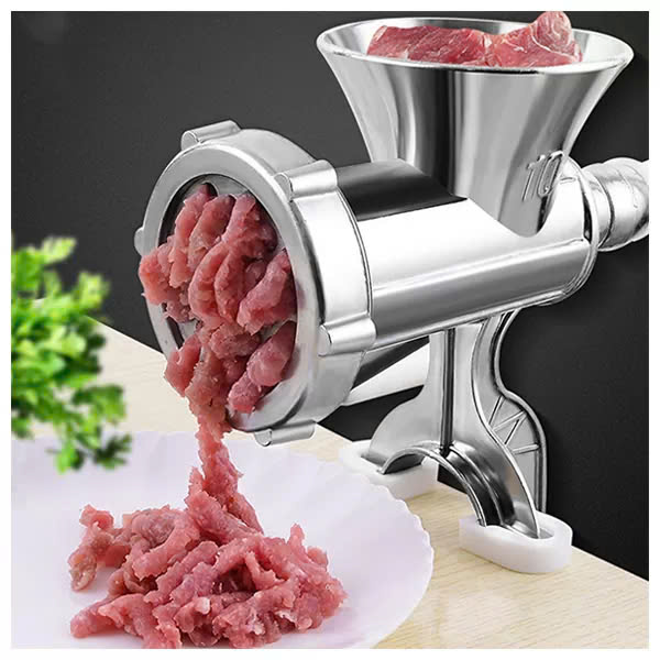 MÁY XAY THỊT CÁ TỎI ỚT QUAY TAY CÓ ĐẾ KẸP BÀN CHẮC CHẮN - MÁY XAY THỊT NHỒI XÚC XÍCH BẰNG TAY- CỐI X