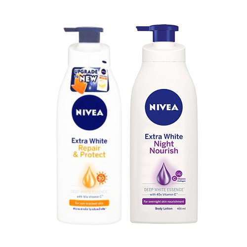 [HCM]Combo Bộ sữa dưỡng thể Nivea ngày và đêm 400ml