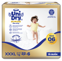 [Siêu mỏng 2mm] Tã quần UniDry Supreme size XXXL22